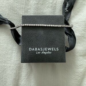 Silver and CZ Tennis Bracelet